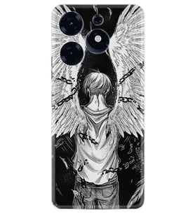 Tecno Spark 10 Pro Kılıf Resimli Desenli Silikon Platinium Series Angel 1883