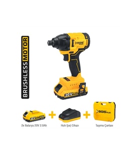 20 Volt 2 Amper Akülü Darbeli Vidalama Seti 330Nm