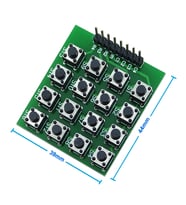 4 x 4 Matrix Keyboard Keypad 16 Buton Tuş Takımı Keyboard Klavye Alarm Şifre Kilit Güvenlik Röle