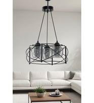 ÜÇLÜ CURVA AVİZE METAL FÜME CAMLI