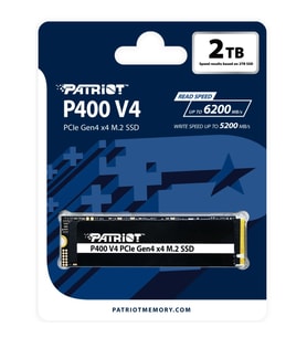 PATRIOT VP400 V4 2TB 6200/5200MB/s M2 PCIe GEN4 NVME SSD P400VP2TBM28H