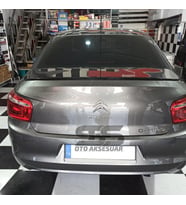  Citroen C Uyumlu Elysee Bagaj Üstü Slim Spoiler Parlak Siyah Piano Black
