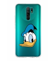 Xiaomi Redmi 9 Uyumlu Kapak Donald Duck Tasarımlı Şeffaf Silikon Kılıf