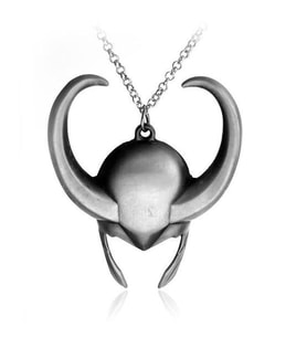 Karanlık Dünya Temalı Simgeli Metal Kolye – Mitolojik Çekiç Tasarım Unisex 60 cm