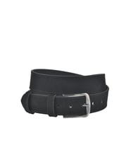 DeepSEA Erkek  4 cm Eninde Süet Kemer Suni Süet Spor Kemer 2402643 (Siyah)