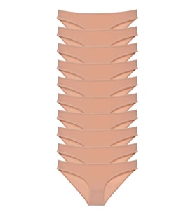 Mulvxbrf Brf02 10 Adet Süper Eko Set Likralı Kadın Slip Külot Ten (Mulvix)