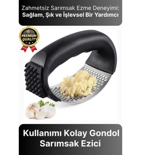 Çok Amaçlı Pratik Kullanımı Kolay Paslanmaz Çelik Rende Öğütme Presi Manuel Gondol Sarımsak Ezici