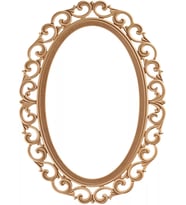 100 LÜK OVAL LİLYUM AYNA