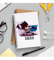 Batman Marvel Defteri Kişiye Özel