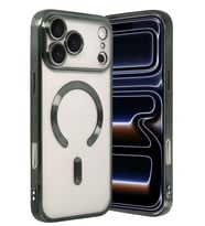 iPhone 17 Pro Max Kross Magneticsafe Kapak - Koyu Yeşil