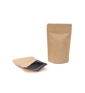 Kraft Alüminyum Kilitli Doypack 110x185x35 mm 25 Adet