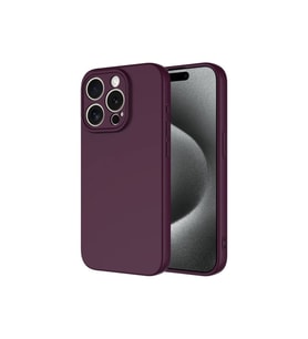 Apple iPhone 15 Pro Uyumlu Kılıf Zore Mara Lansman Kapak (Koyu Mor)