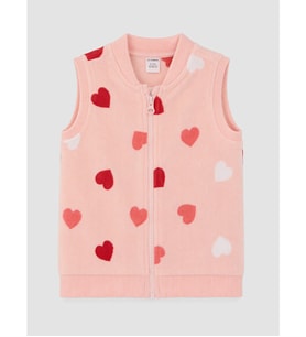 LC WAIKIKI Pembe Kız Çocuk Polar Yelek