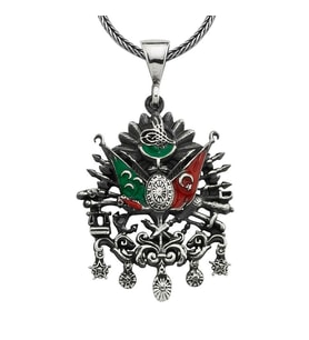 Osmanlı Arma Gümüş Kolye