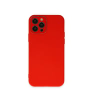 Apple İphone 12 Pro Kılıf Lansman Glass Kapak - Kırmızı