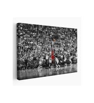 Michael Jordan Üçlük Şutu Kanvas Tablo-5139