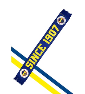 Fenerbahçe Sarı Lacivert Since 1907 Unisex Dokuma Atkı