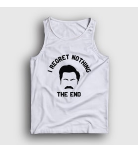 Presmono Unisex Beyaz Regret Ron Swanson Parks And Recreation Atlet 492809tt (Beyaz)