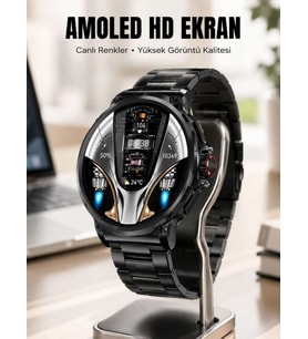 Şık Metal Kasa ve Değiştirilebilir Kordonlarla SW80 Smartwatch Yeni Nesil