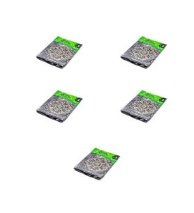 Arma Baskılı Mini Blok Poşet Torba - No : 2 - 25x37 Cm. - Siyah - 100 Adetlik 5 Paket