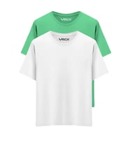 Erkek 2 Li Paket %100 Pamuk Oversize Tişört Basic Bisiklet Yaka Kısa Kollu T-Shirt