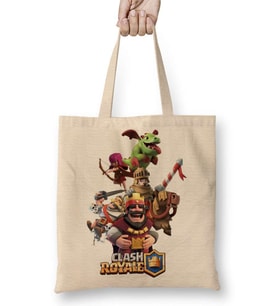 Clash Royale Red King Bez Çanta Uzun Saplı