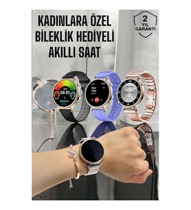 Mey İthalat® Akıllı Saat Kadınlara Özel Arama Cevaplayan Bluetooth Bağlantılı