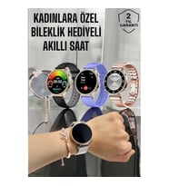 Mey İthalat® Akıllı Saat Kadınlara Özel Arama Cevaplayan Bluetooth Bağlantılı