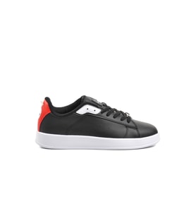 Walkway Lena Siyah-Beyaz-Kırmızı Unisex Sneaker (Siyah - Beyaz - Kırmızı)