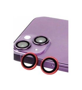 Apple iPhone 14 Plus Raze Metal Kamera Lens - Kırmızı