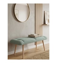 Ahşap Ayaklı Puf Bank 80x40 cm Antre Yatak Ucu Salon Mutfak Oturma
