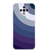 PrintiFy Tecno Camon 16 Uyumlu Kamera Korumalı Renk Cümbüşü E Tasarımlı Şeffaf Silikon Kılıf