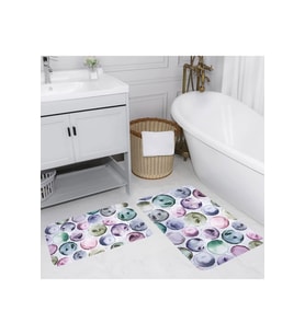 Eliana Home Baskılı 2'li Banyo Paspas Takımı RVG5089