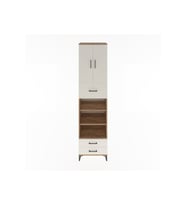 Hyperion Dolap 5 Raflı 3 Çekmeceli 2 Kapaklı 60x44x243 Çam-Aytaşı