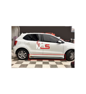 VW POLO MARŞPİYEL 2010-2017 SAĞ SOL TAKIM FİBERGLASS BOYASIZ