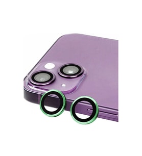 Apple İphone 15 Raze Metal Kamera Lens - Yeşil