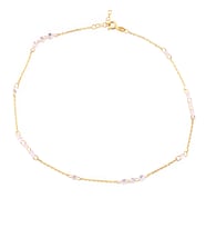 Masaliko Niu Choker Gümüş Kolye Ms3779, 925 Ayar Kadın Gümüş Kolye, Altın Kaplama, Trend Kolye