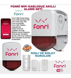 Fonri 1G Wıfı Kablosuz Alarm Set Akıllı Ev Ve Güvenlik Paketi