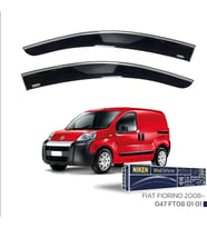 Niken Fiat Uyumlu Fiorino 2008+ Kromlu Cam Rüzgarlığı 2'Li