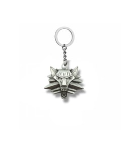 The Witcher Temalı Zincirli Unisex Anahtarlık  Metal  Fantastik Oyun Aksesuarı