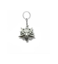 The Witcher Temalı Zincirli Unisex Anahtarlık  Metal  Fantastik Oyun Aksesuarı