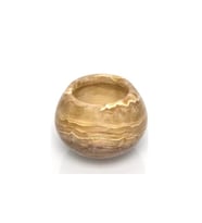 Arı Onyx Onyx Taşı Mumluk (Kahverengi)