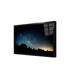 Tablosan Gece Gökyüzü Çerçeveli Cam Tablo