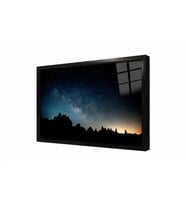 Tablosan Gece Gökyüzü Çerçeveli Cam Tablo
