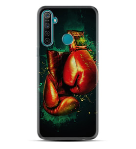 Realme 5i 5 Pro 6i 7 Pro 8 Kılıf Desemli Silikon Boks Eldiveni 1763