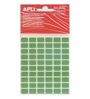 Apli Etiket 8x12 mm Yeşil 300 lü (25 paket) / 7500 adet Etiket