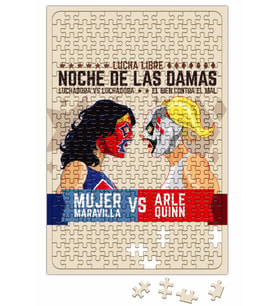 Lucha Libre Ladies Night Puzzle 240 Parça Yapboz