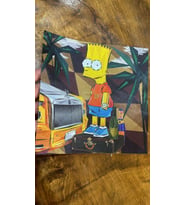22X22 CM SİMPSON ARMA DİKİŞ GİYİM AKSESUARI ARMA APLİKE