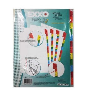 Exxo Ocak-Aralık Renkli Seperatör Tm102