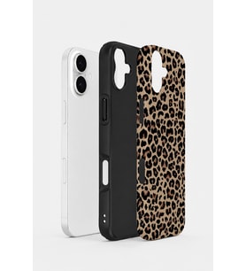 iPhone 16 Plus Vorian Çift Katmanlı Kılıf Sand Leopard